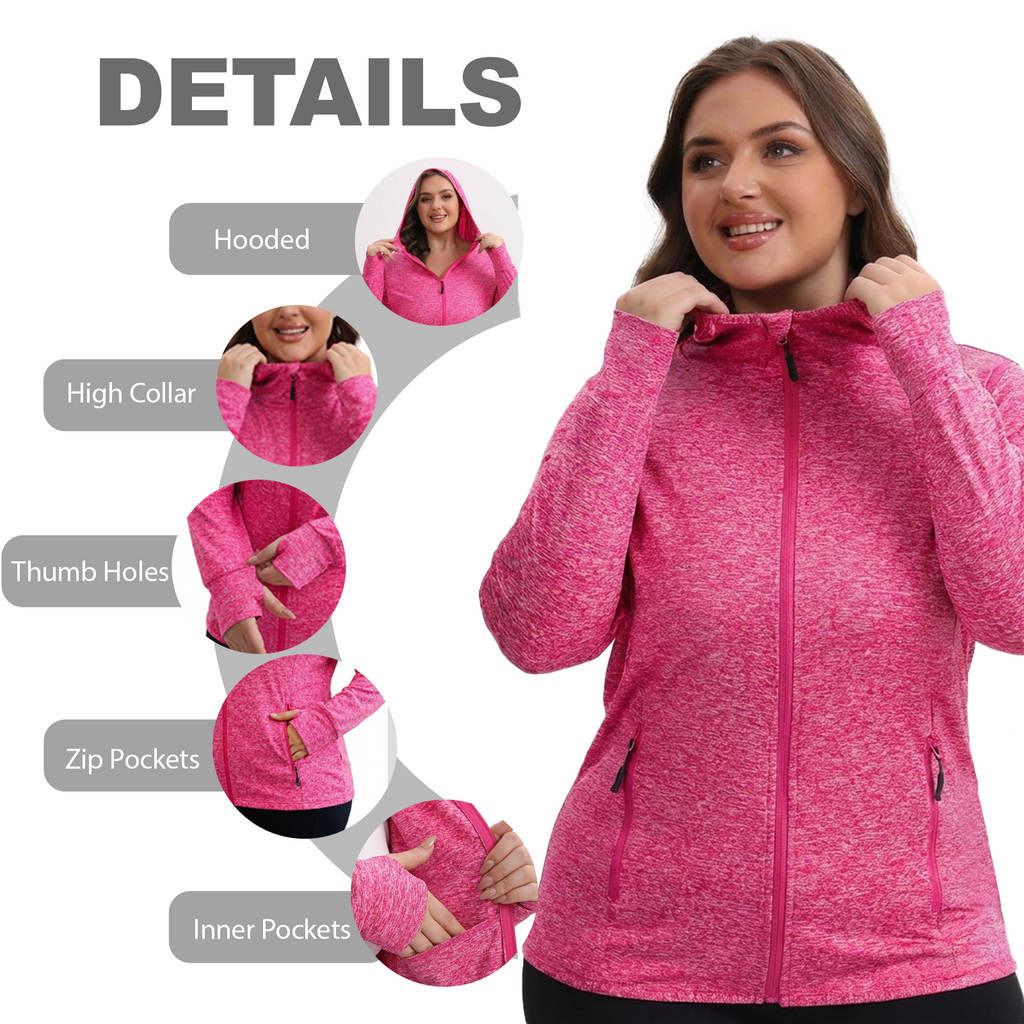 The Lightweight Essential Zip-Up - Plus Size