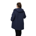 Mid-Length Packable Puffer Coat - Plus Size
