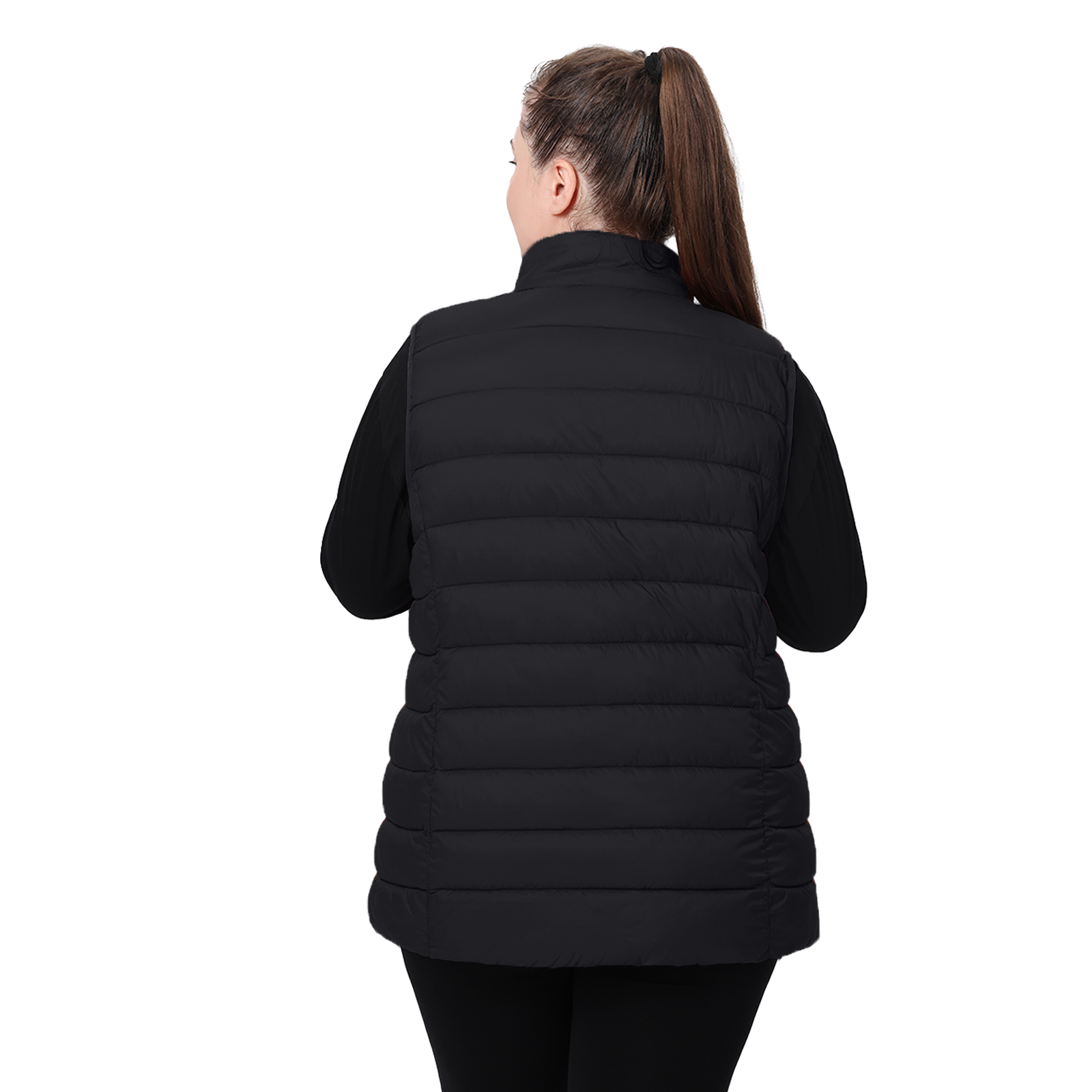 The Classic Stand-Collar Packable Vest - Plus Size