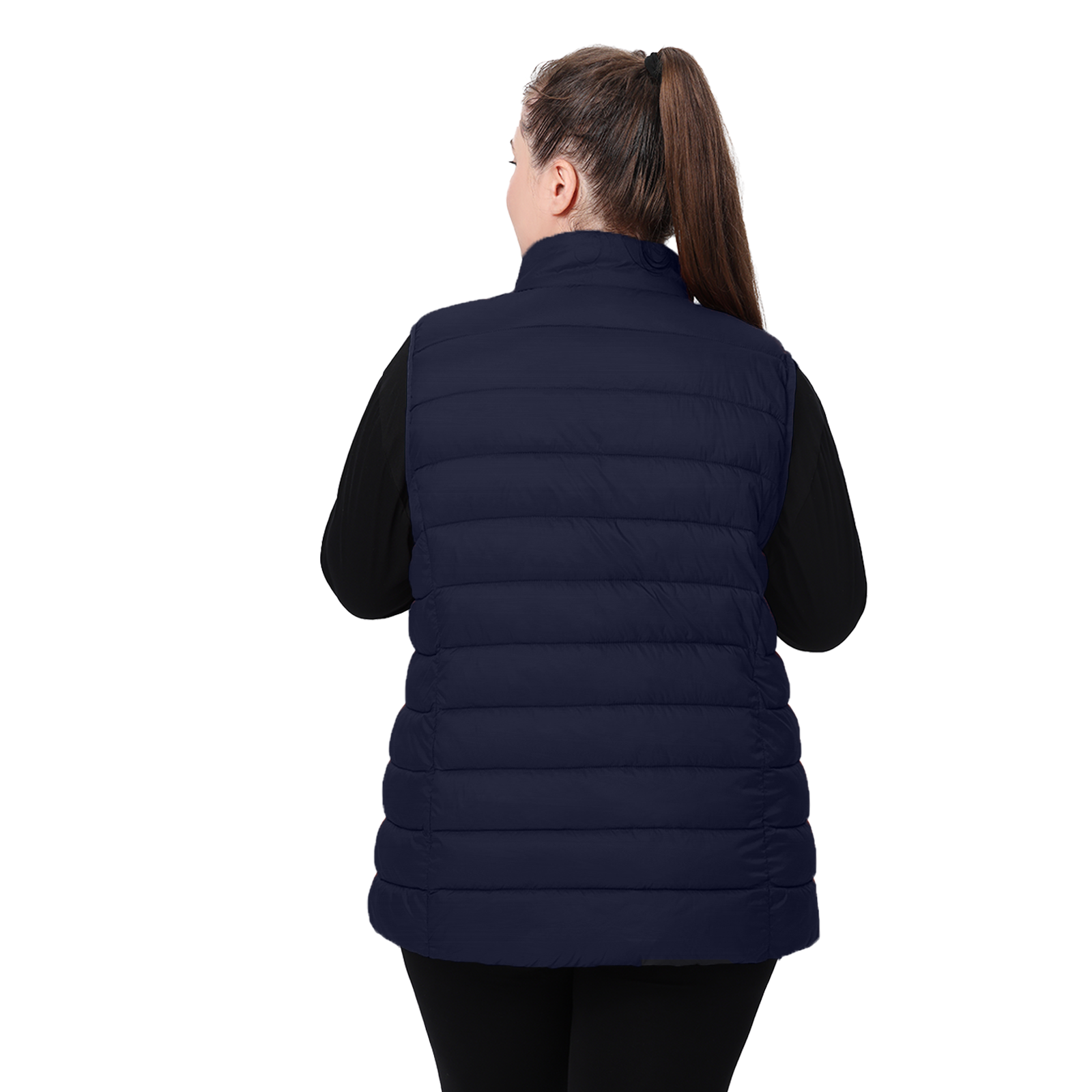 The Classic Stand-Collar Packable Vest - Plus Size