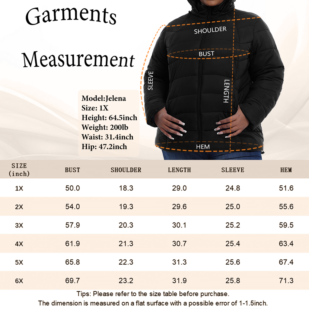 The Everyday Classic Hooded Puffer Jacket - Plus Size