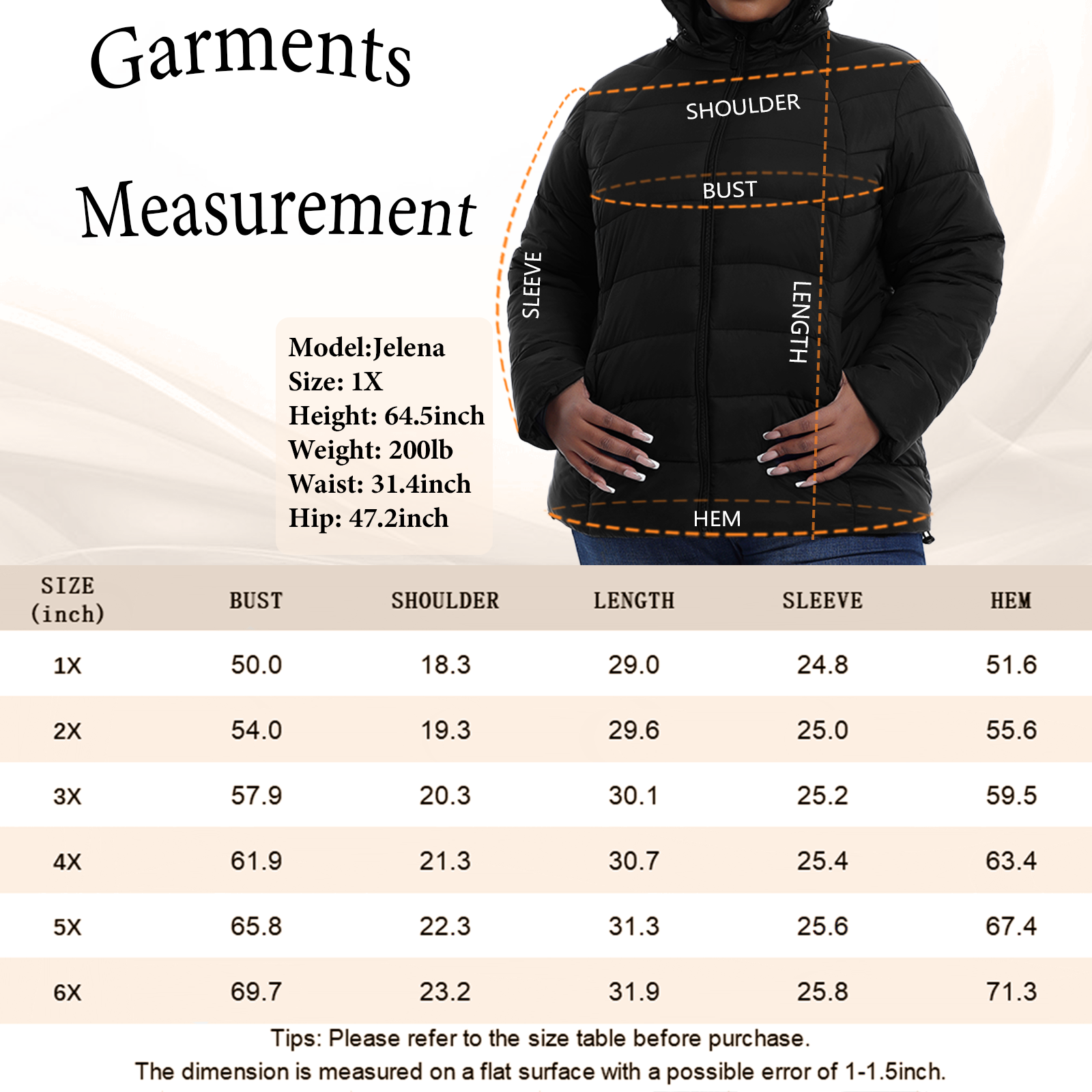 The Everyday Classic Hooded Puffer Jacket - Plus Size
