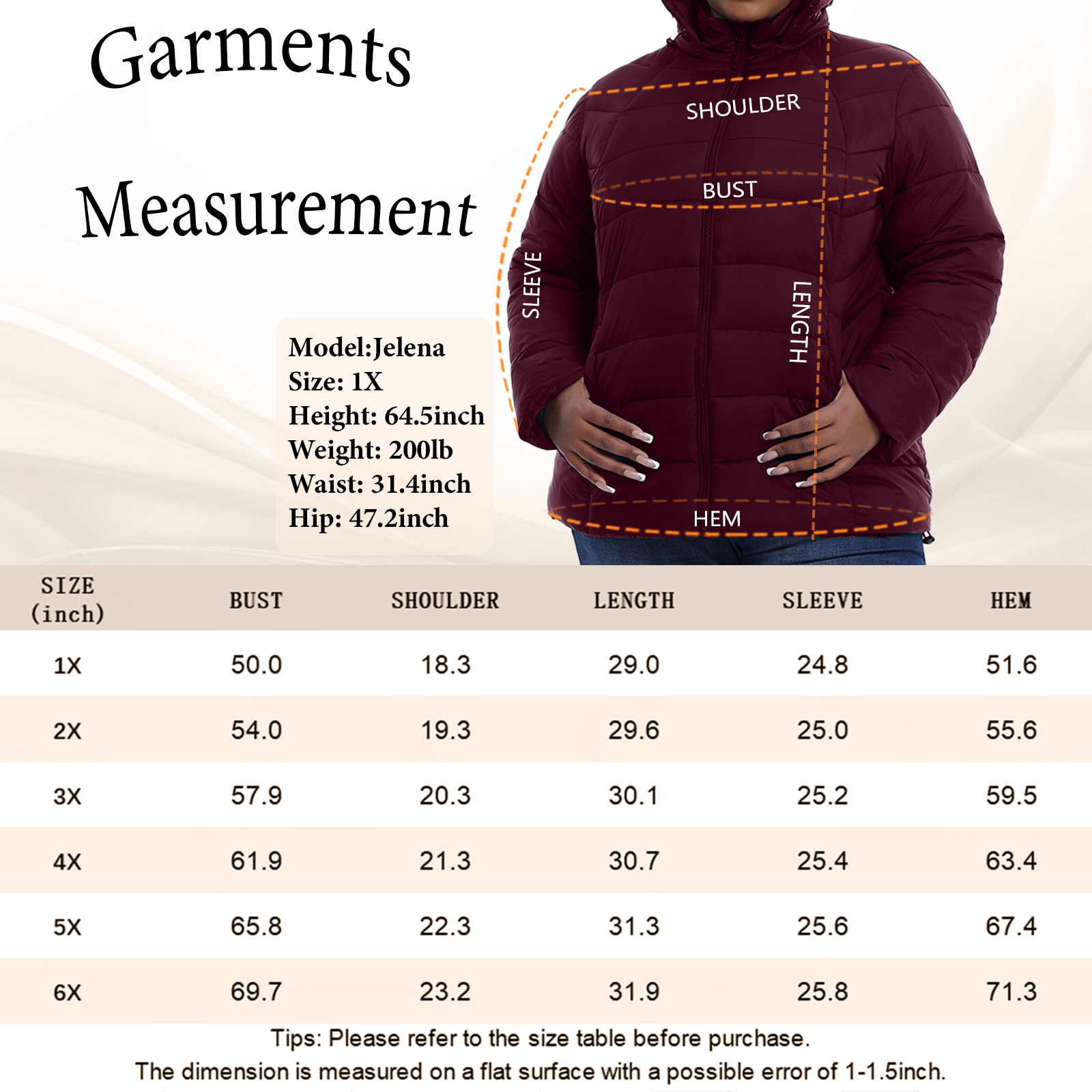 The Everyday Classic Hooded Puffer Jacket - Plus Size