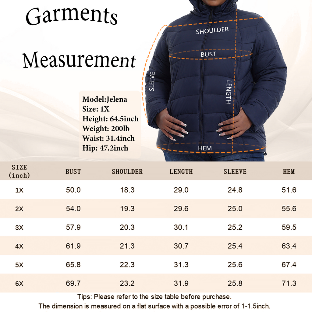 The Everyday Classic Hooded Puffer Jacket - Plus Size