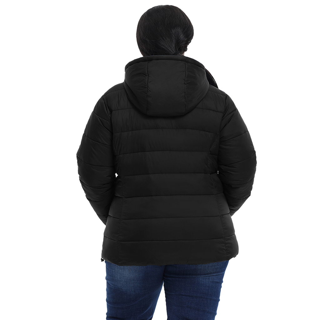 The Everyday Classic Hooded Puffer Jacket - Plus Size