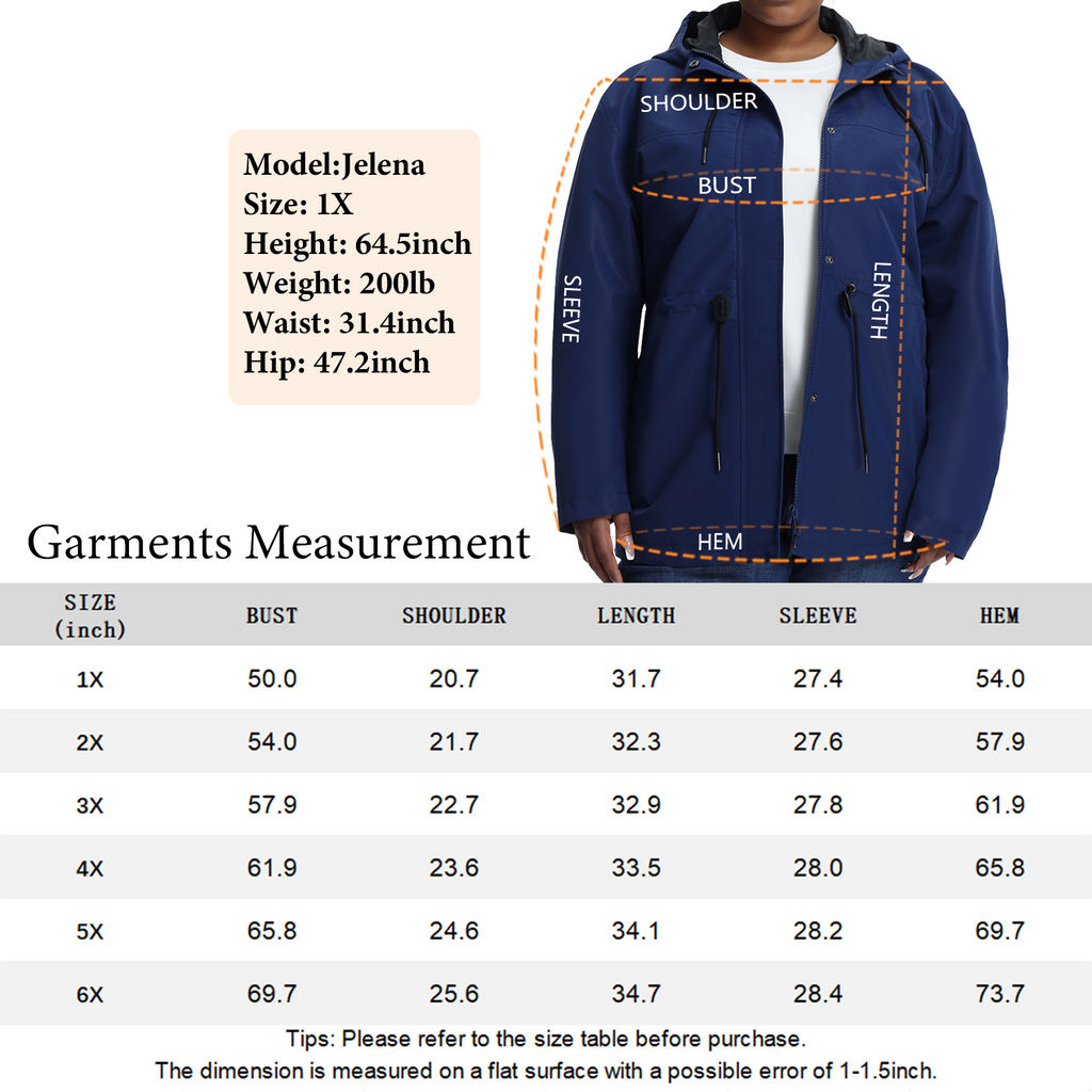 The Lightweight Drawstring Windbreaker - Plus Size