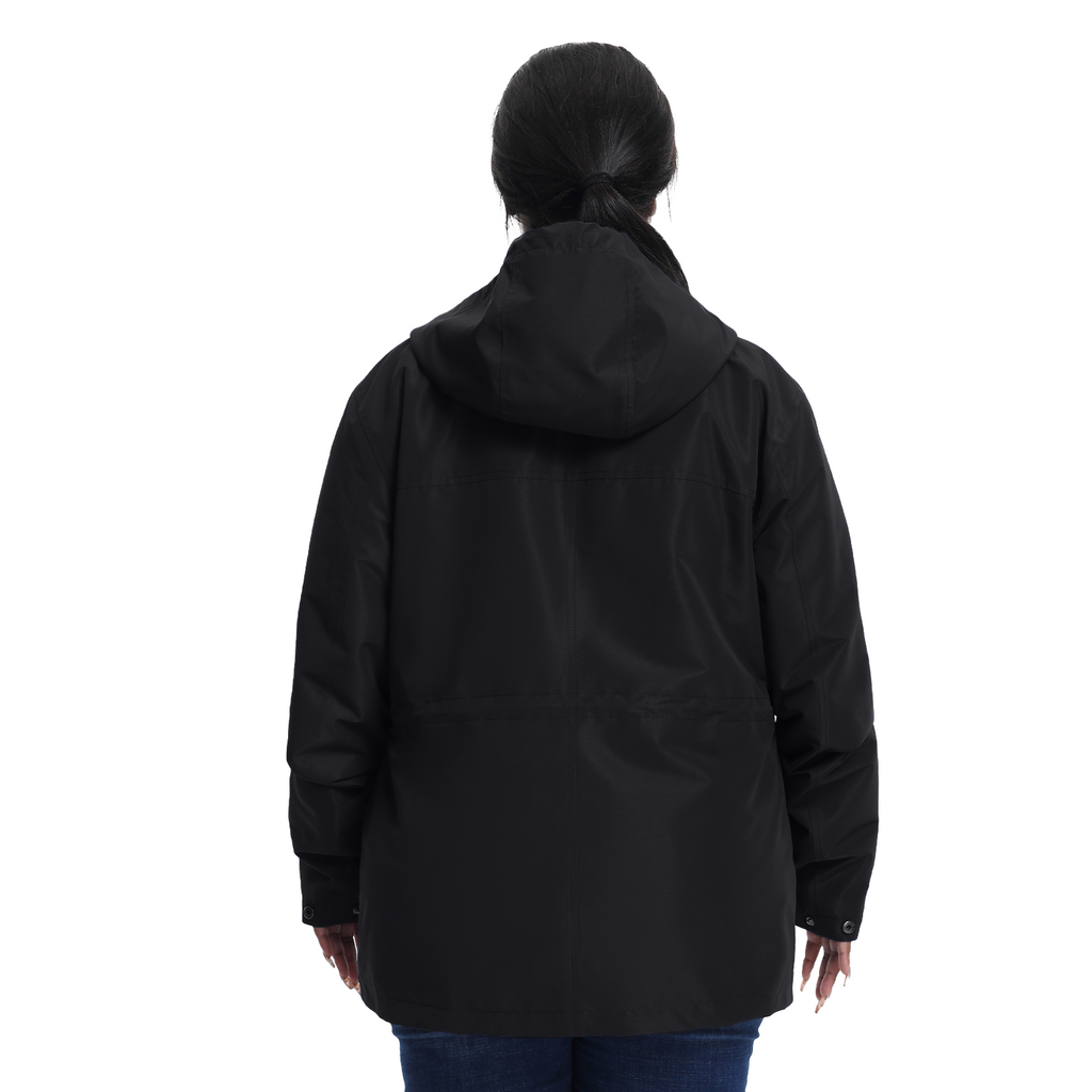 The Lightweight Drawstring Windbreaker - Plus Size