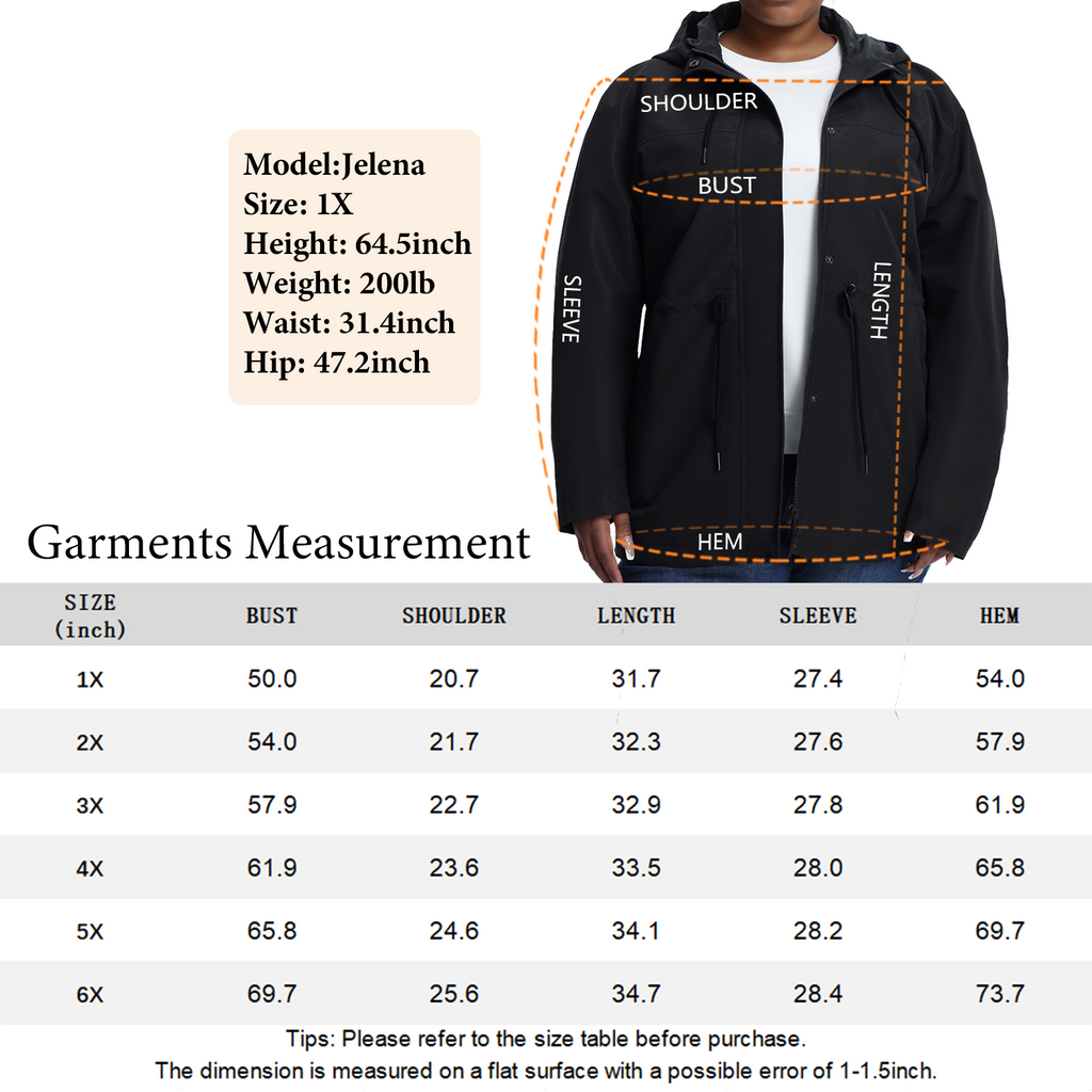 The Lightweight Drawstring Windbreaker - Plus Size