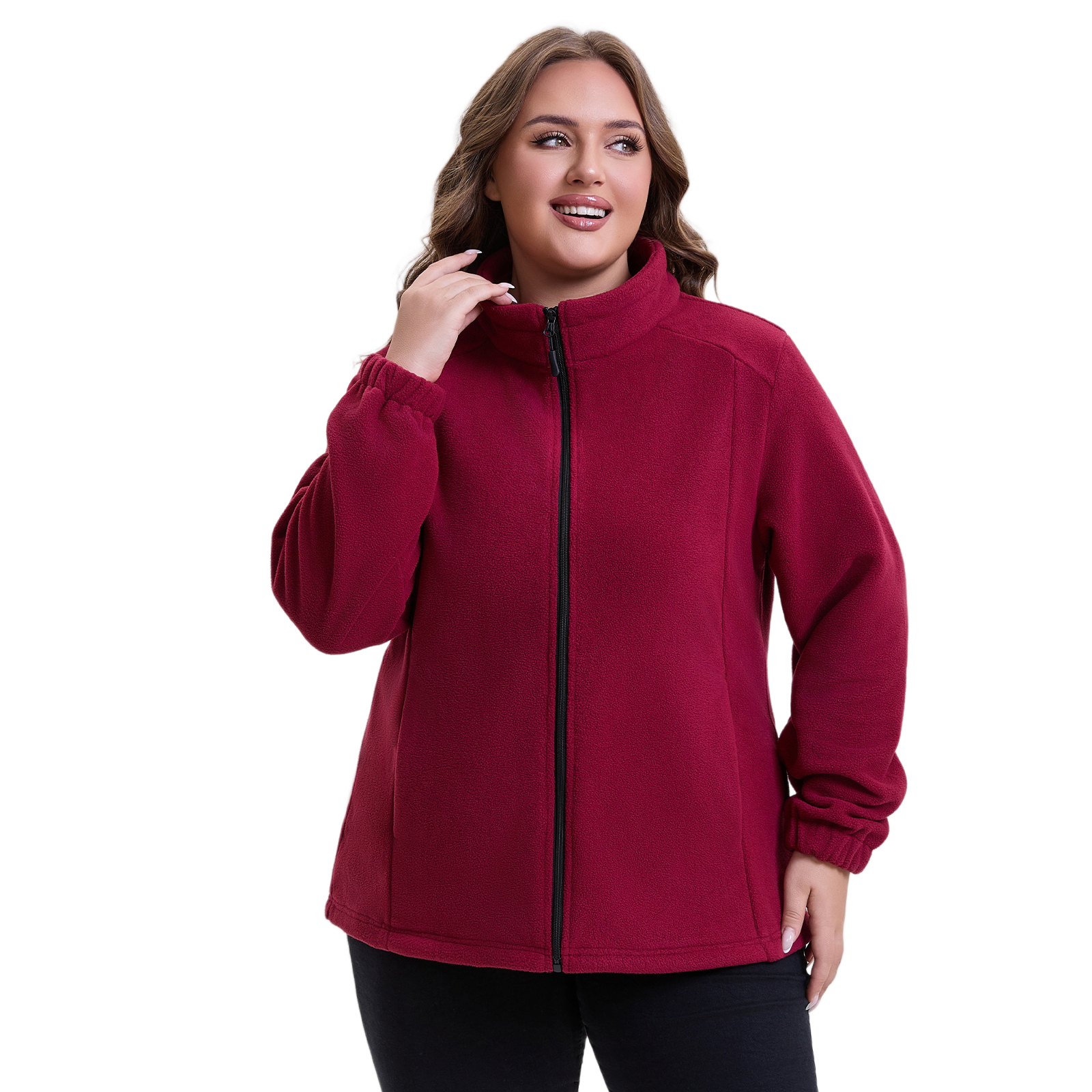 The Ultra-Soft Polar Fleece Zip-Up - Plus Size