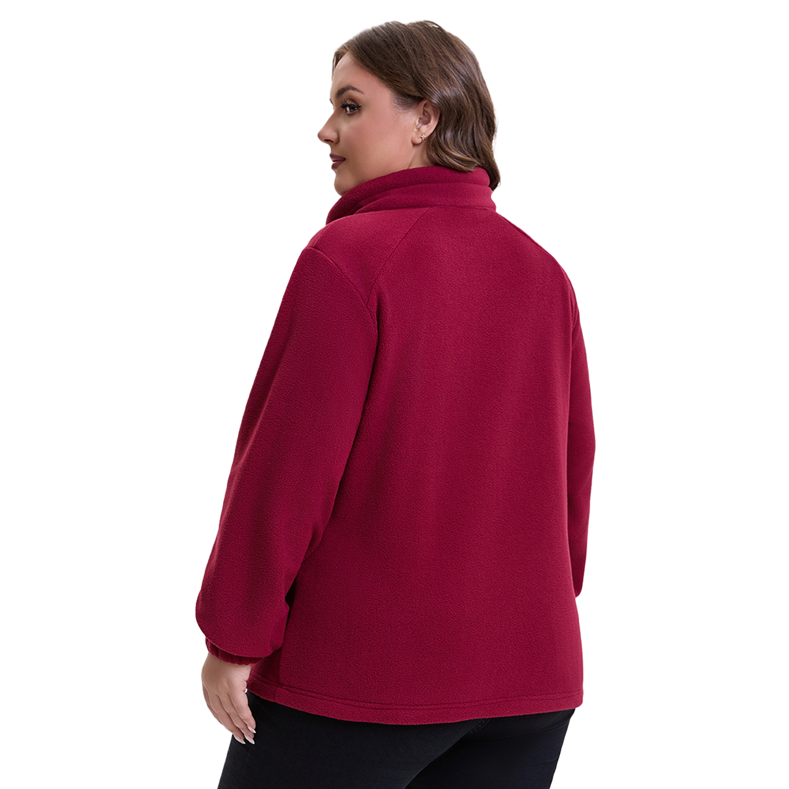 The Ultra-Soft Polar Fleece Zip-Up - Plus Size