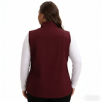 The Fleece-Lined Softshell Vest - Plus Size