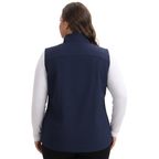 The Fleece-Lined Softshell Vest - Plus Size
