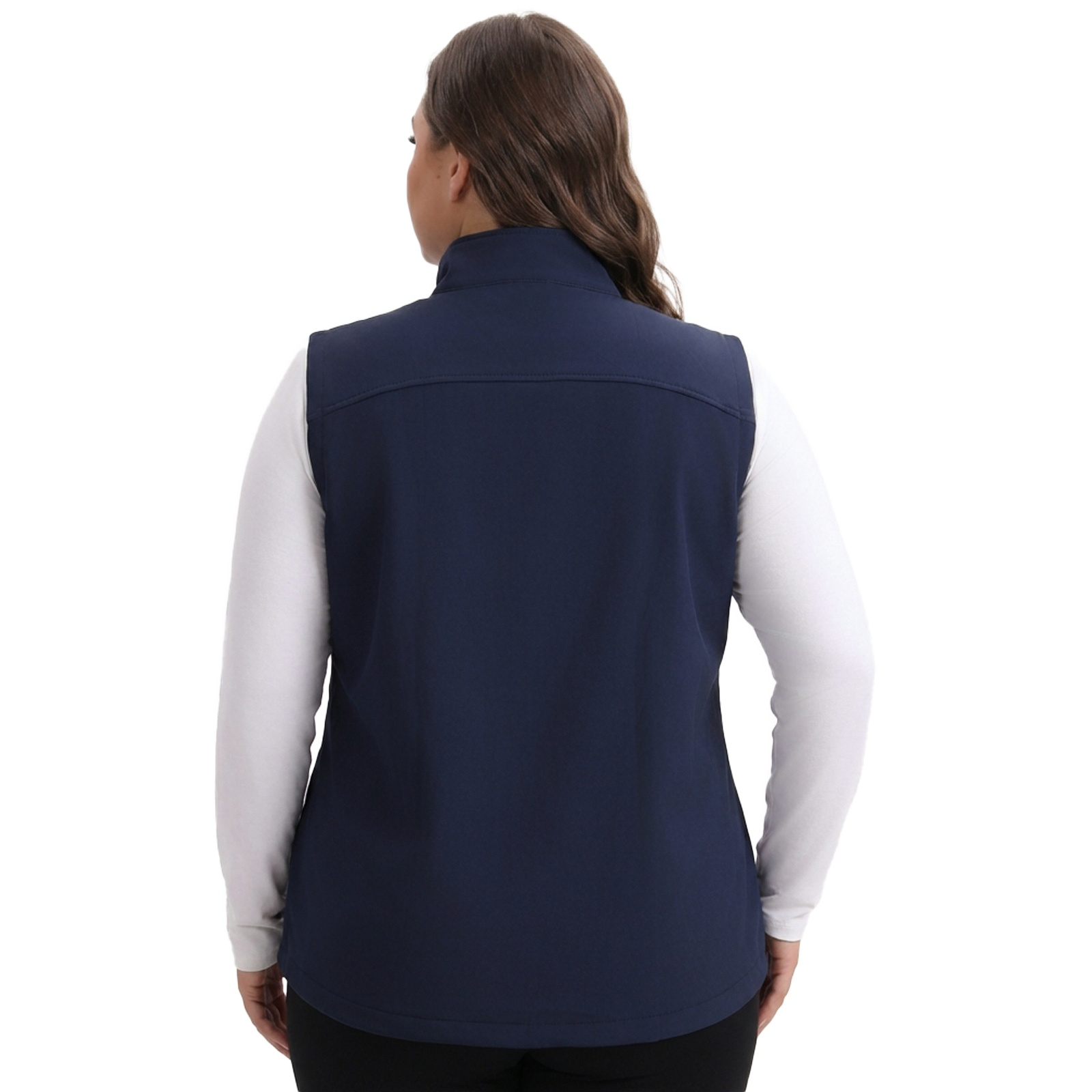 The Fleece-Lined Softshell Vest - Plus Size