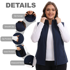 The Fleece-Lined Softshell Vest - Plus Size