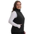 The Fleece-Lined Softshell Vest - Plus Size