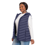 The Lightweight Hooded Puffer Vest - Plus Size
