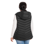 The Lightweight Hooded Puffer Vest - Plus Size