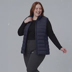 The Classic Stand-Collar Packable Vest - Plus Size